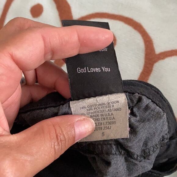 Flying Monkey Black Pant 5 w cute cargo pockets - Picture 10 of 13